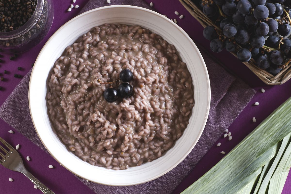 Risotto a la uva fresa