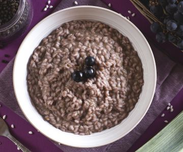 Risotto a la uva fresa