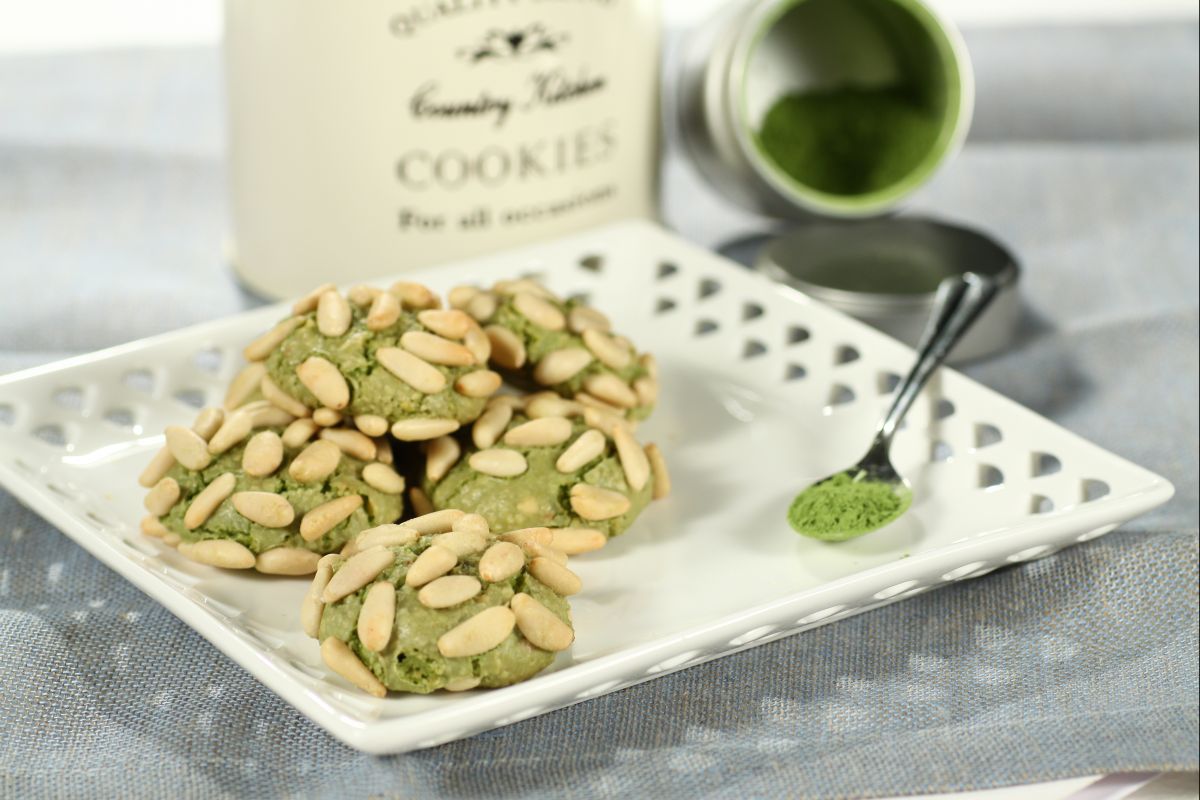 Galletas de té Matcha