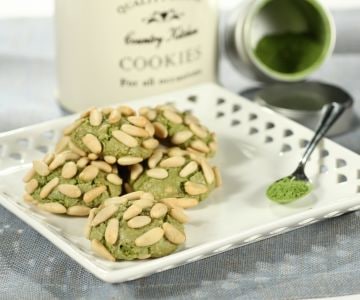 Galletas de té Matcha