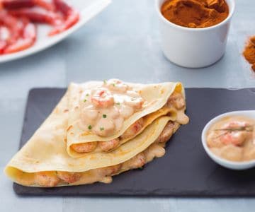 Crepe de gambas