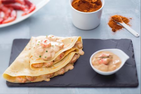 Crepe de gambas