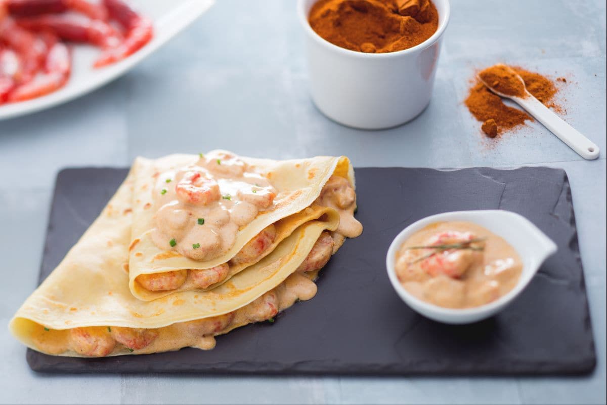 Crepe de gambas