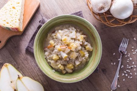 Risotto pannerone e pere