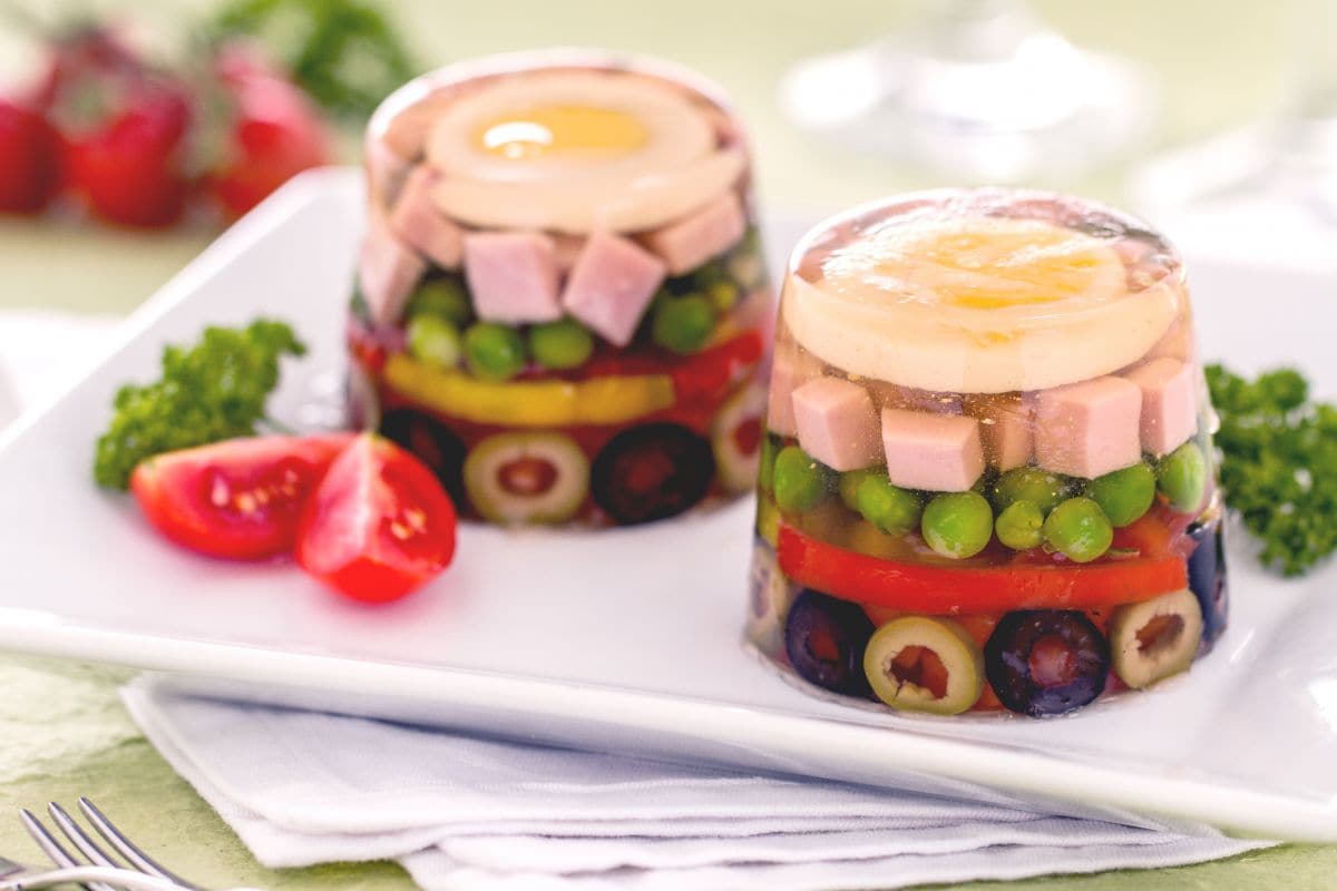 Aspic mil colores con gelatina de cerveza