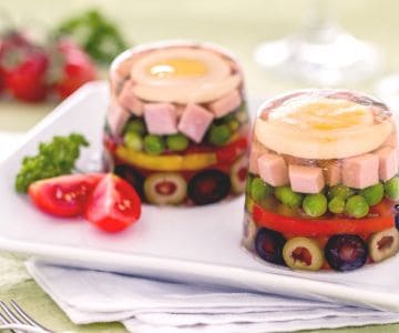Aspic mil colores con gelatina de cerveza