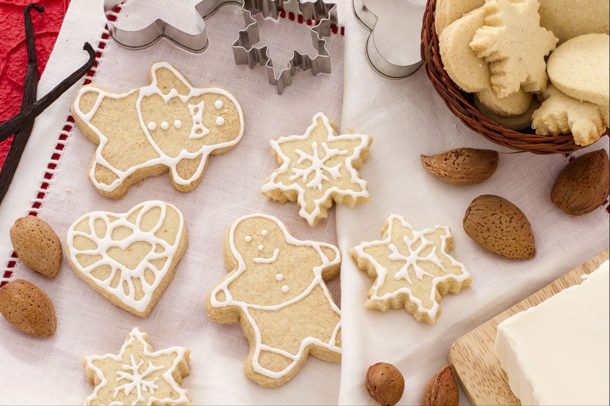 Galletitas de Navidad con almendras