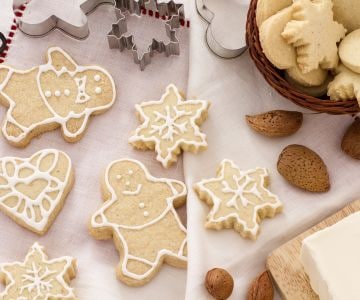 Galletitas de Navidad con almendras