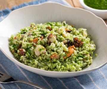 Ensalada de arroz marinera