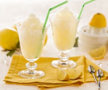 Granizado de limón sin heladera