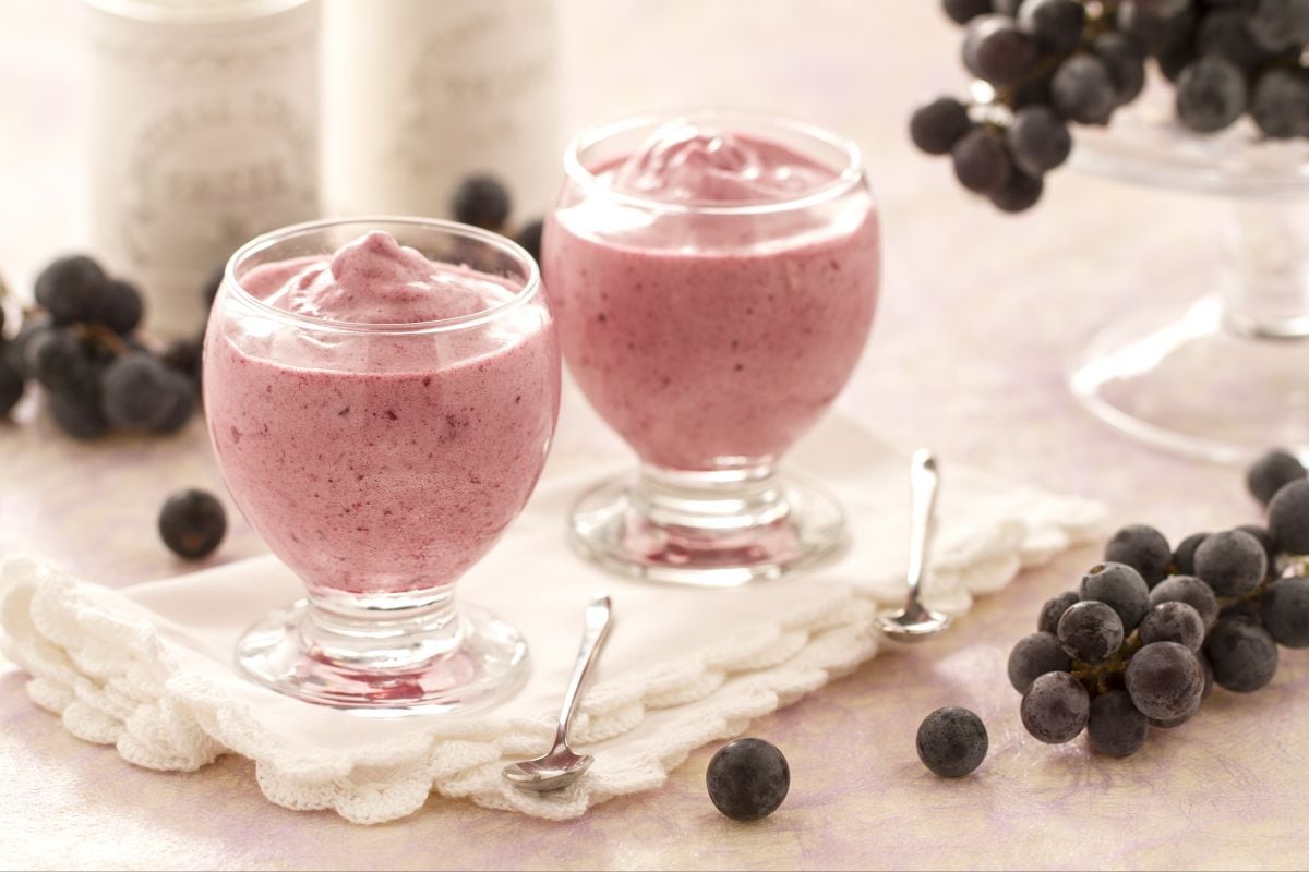 Sorbete de uva fresa