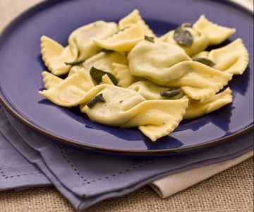 Caramelos de ricotta y espinacas