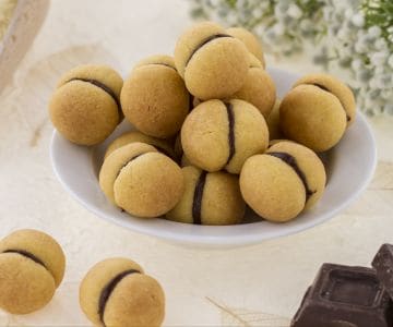 Baci de dama con harina de maíz