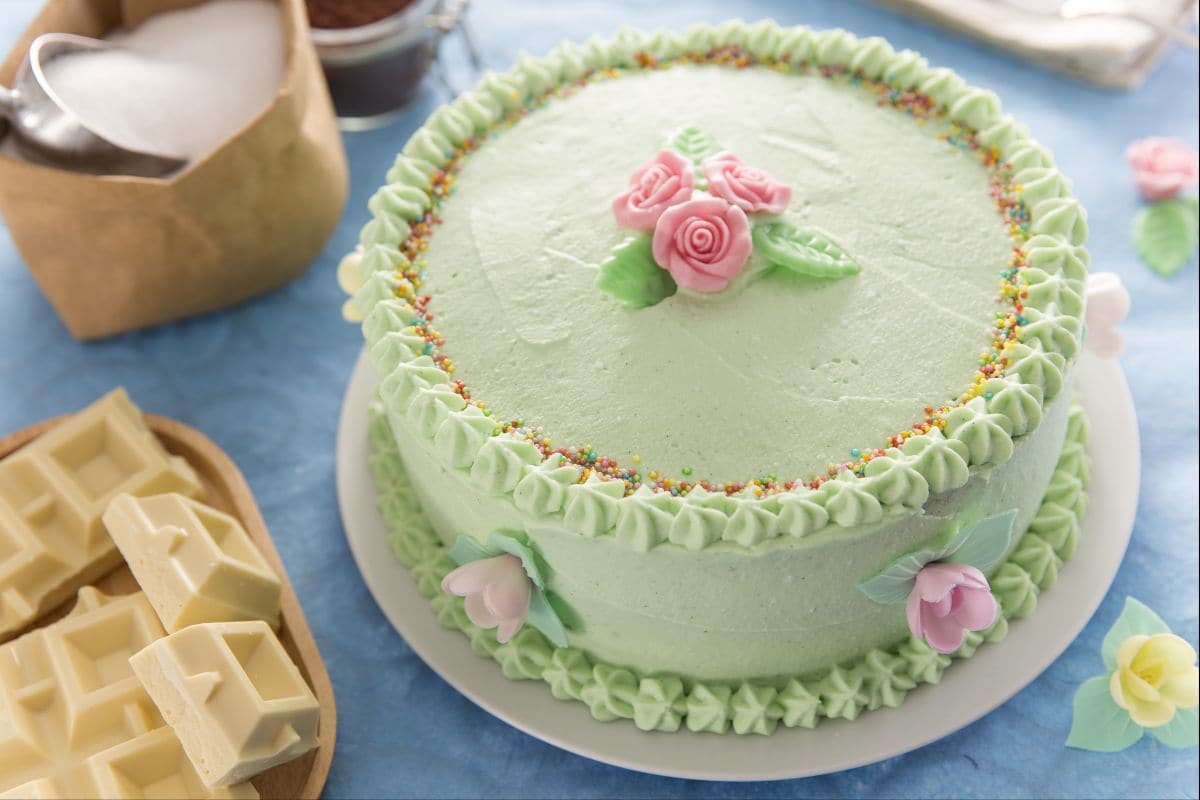 Tarta rellena a capas