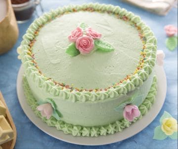 Tarta rellena a capas