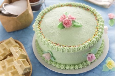 Tarta rellena a capas