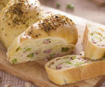 Pan trenzado relleno