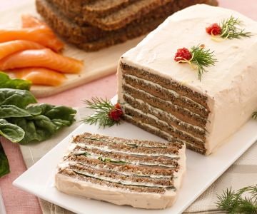 Tarta de salmón