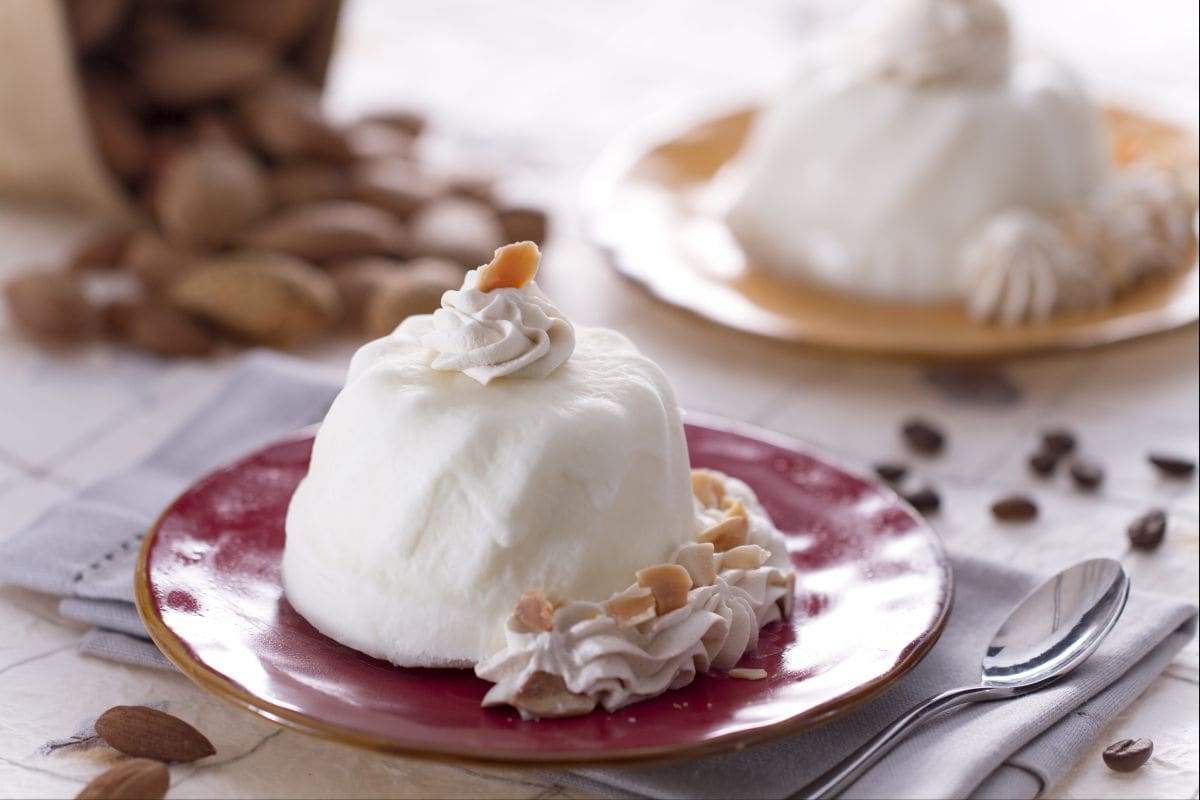Panna cotta de almendras