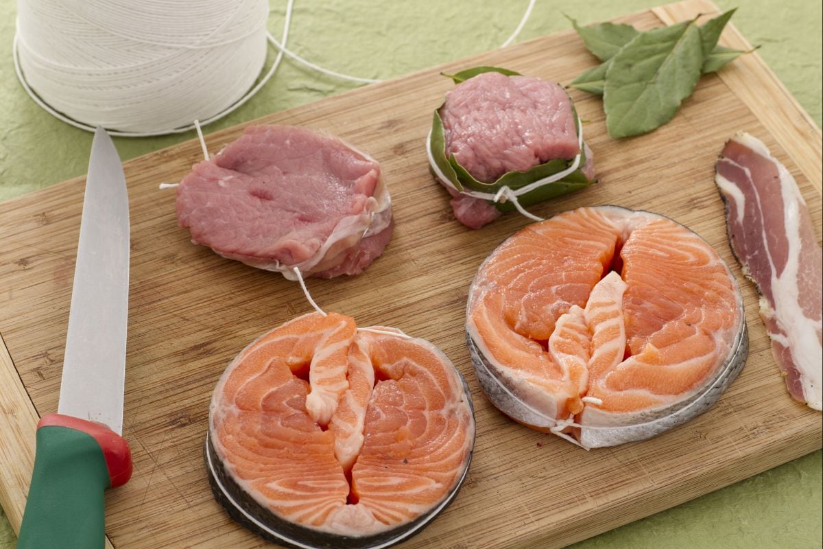 Cómo hacer medallones de carne y pescado