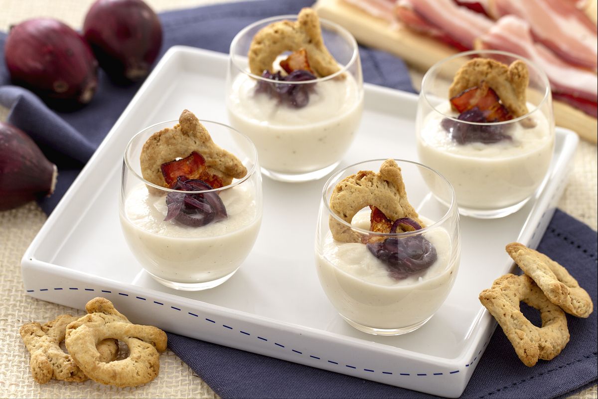 Crema de coliflor con torcello