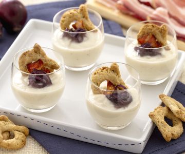 Crema de coliflor con torcello