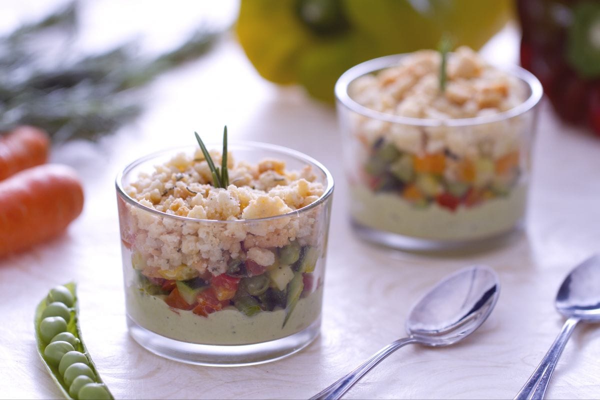 Crumble de verduras