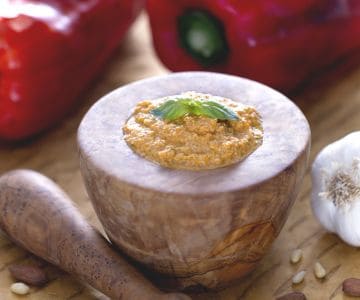 Pesto de pimientos