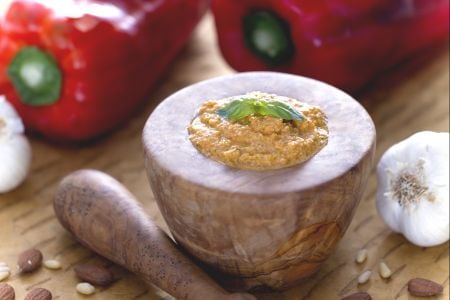 Pesto de pimientos