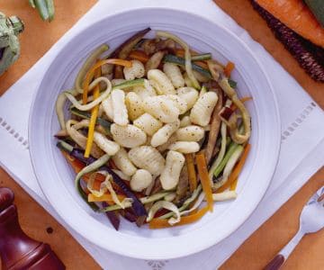 Gnocchi a la mediterránea