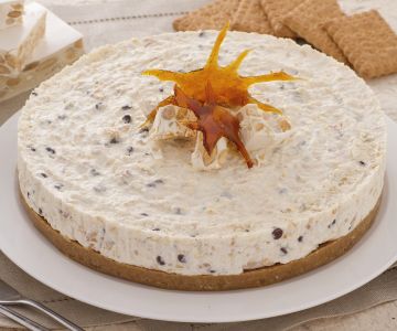 Cheesecake de turrón