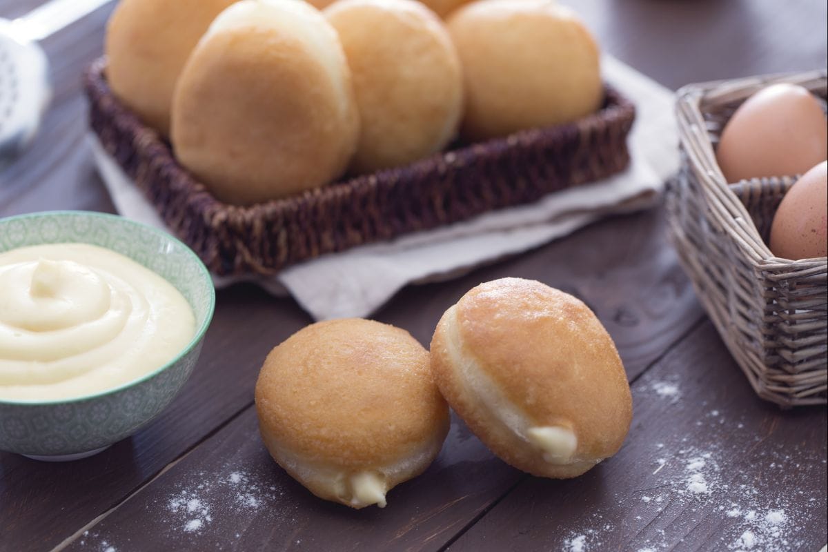 Bombas fritas saladas