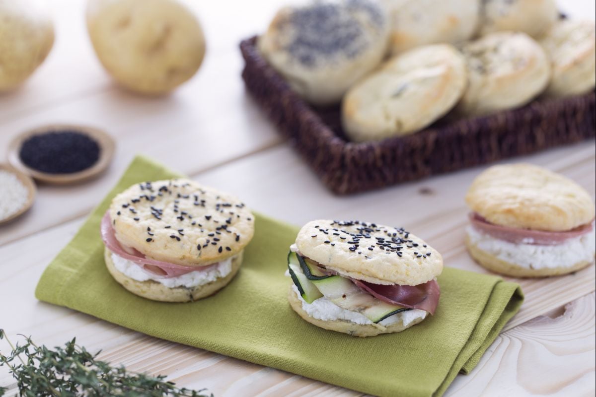 Scones salados de patatas