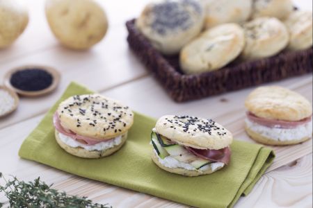 Scones salados de patatas