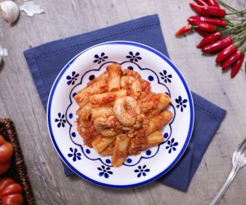 Rigatoni con la pajata