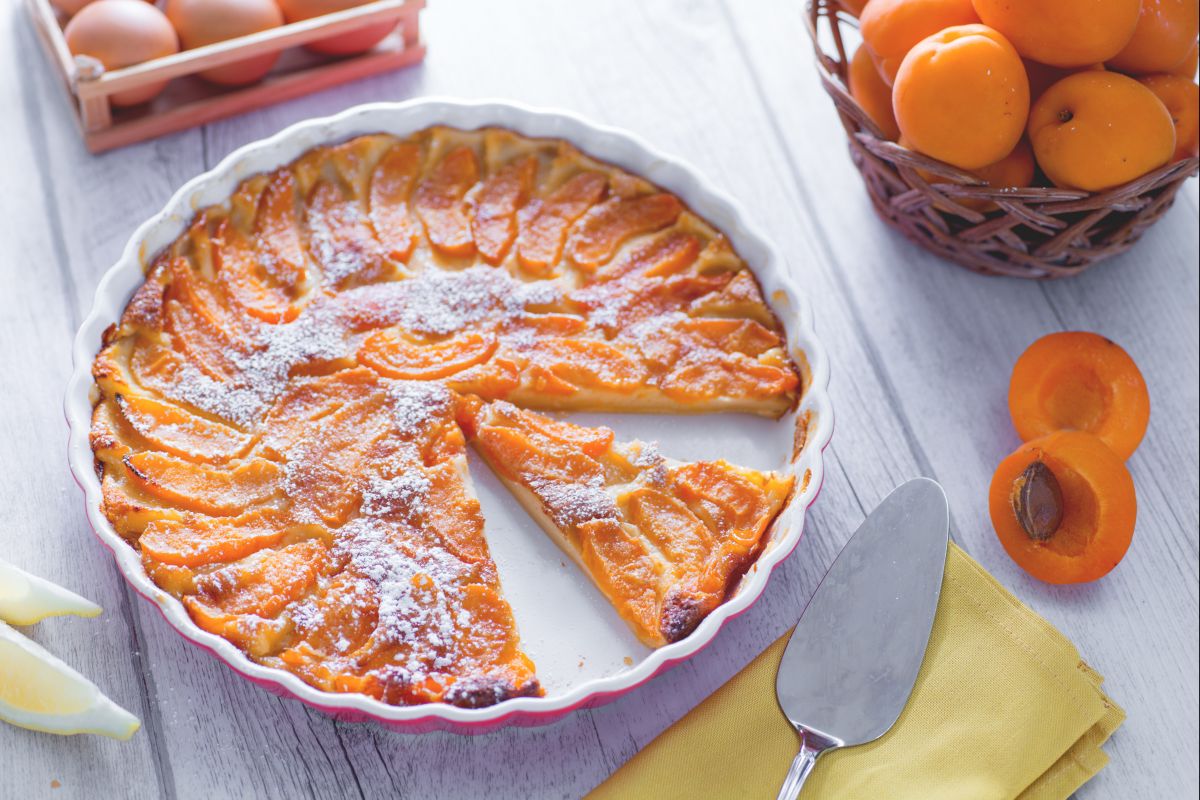 Clafoutis de albaricoques