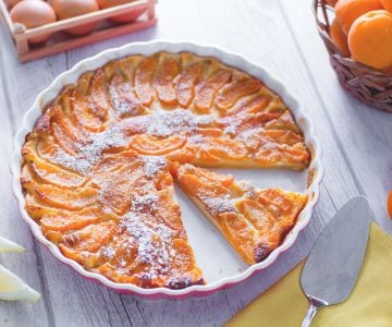 Clafoutis de albaricoques