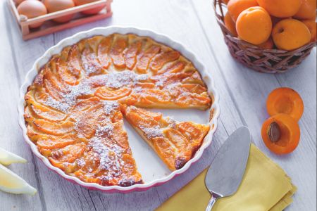 Clafoutis de albaricoques