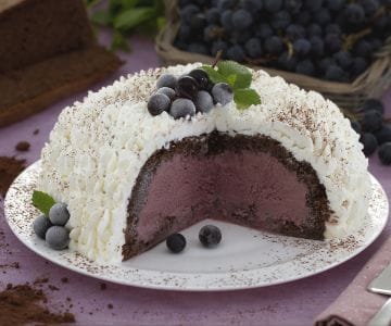 Zuccotto de uva fresa