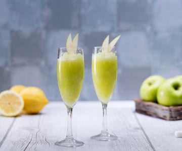 Sorbete de manzana verde