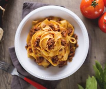 Pappardelle con la liebre