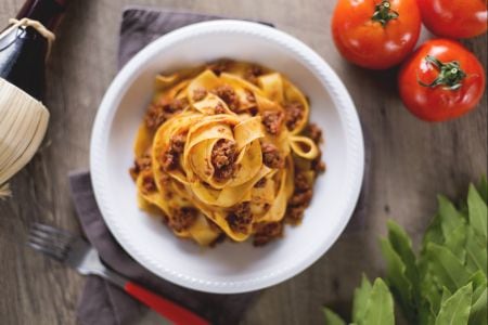Pappardelle con la liebre