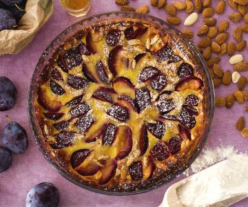 Clafoutis de ciruelas