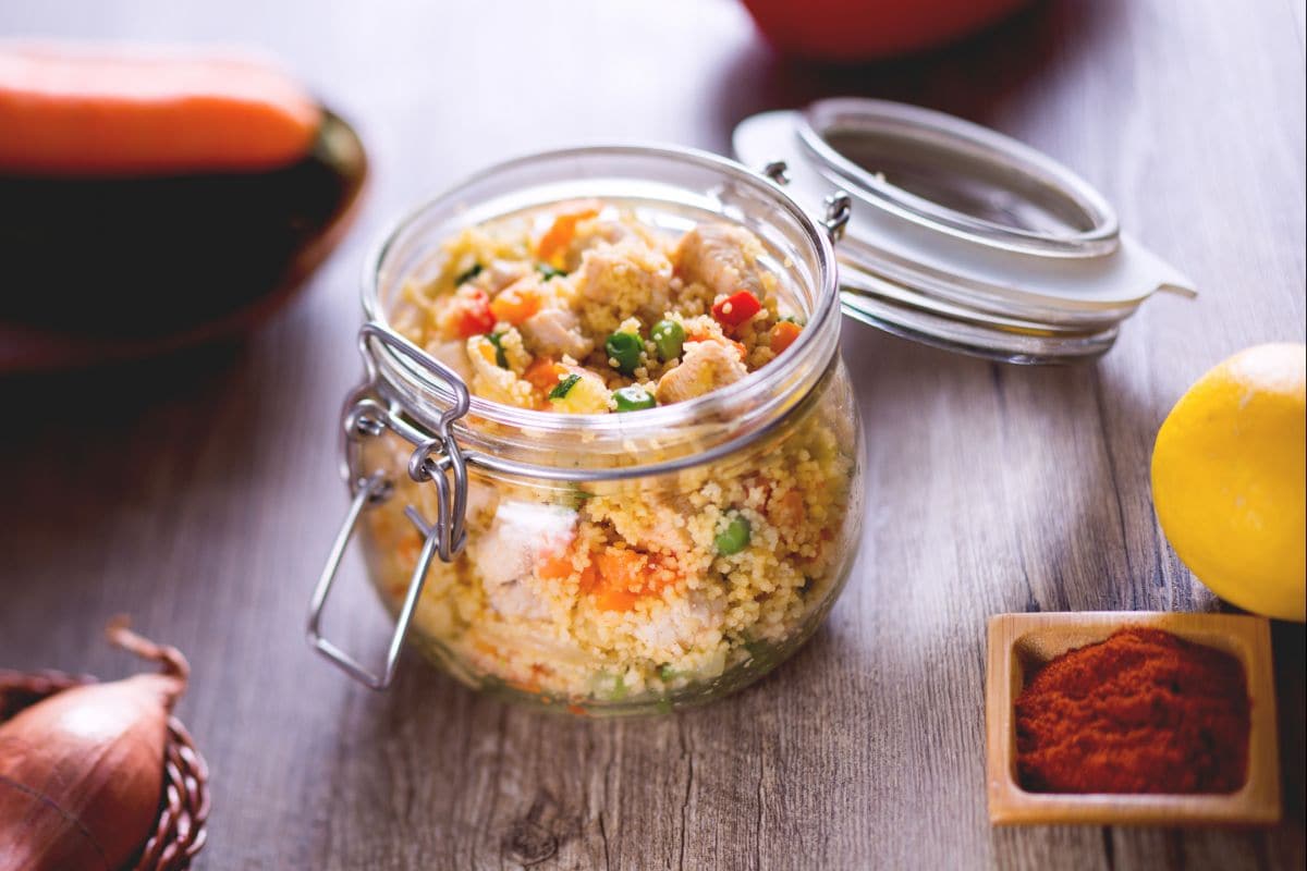 Cuscús frío de pollo