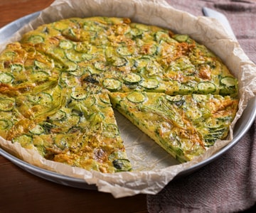 Tortilla de calabacín al horno