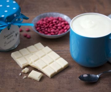 Chocolate caliente blanca