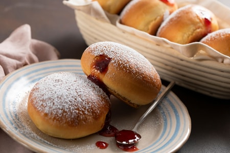 Bomboloni al horno
