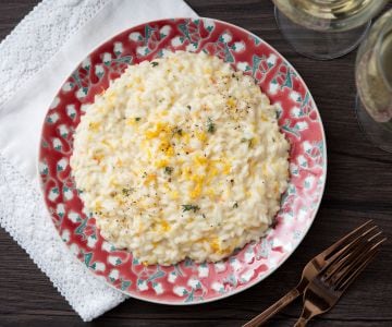 Risotto con cítricos