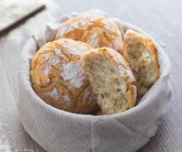 Panecillos de ricotta sardos