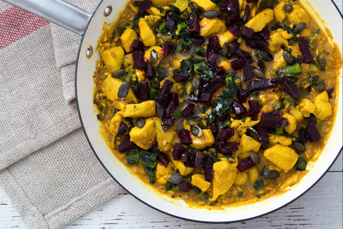 One-pot de pollo y verduras